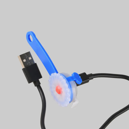 Loupiote LED Sécurité "Lumi-Chien" — Pendentif Rechargeable Anti-Perte Zoomie