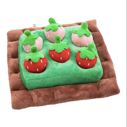 Tapis de fouille "Champ de Fraises Zoomie" - 6 ou 8 Fraises Zoomie