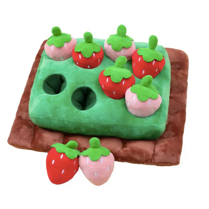 Tapis de fouille "Champ de Fraises Zoomie" - 6 ou 8 Fraises Zoomie