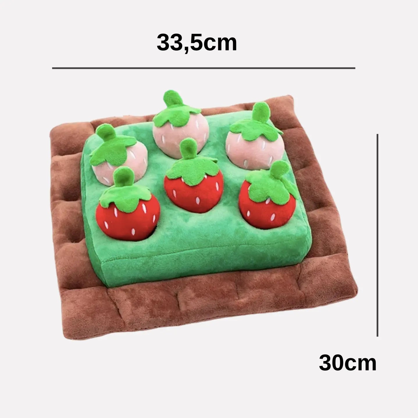 Tapis de fouille "Champ de Fraises Zoomie" - 6 ou 8 Fraises Zoomie
